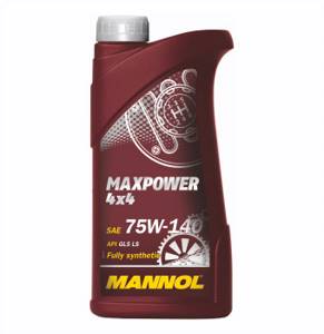 MANNOL MAXPOWER 4x4 75W140 GL-5 LS 1л синтетическое (масло трансмиссионное)